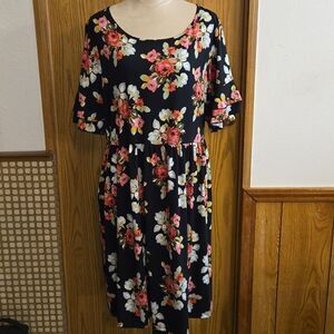 Traililbee Print Knit Dress